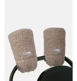 Janie and Jack Strollers-Warmmuffs - Teddy oatmeal