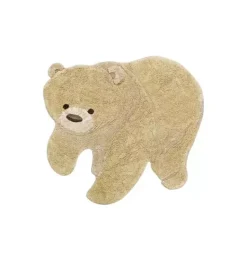 Janie and Jack Rugs-Washable Animal Rug Bear honey