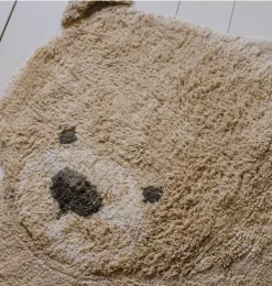 Janie and Jack Rugs-Washable Animal Rug Bear honey