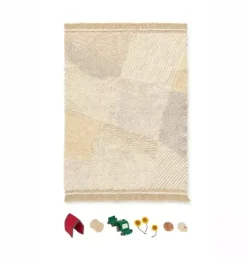 Janie and Jack Rugs-Washable Play Rug Farm Fields natural