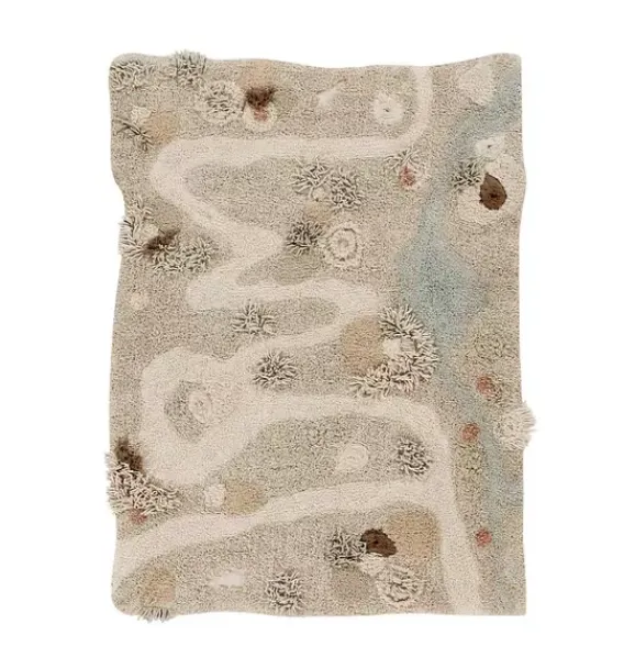 Janie and Jack Rugs-Washable Play Rug Path of Nature natural
