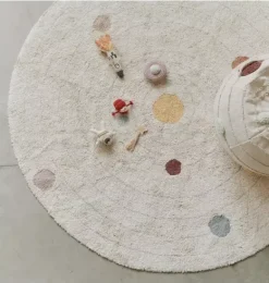Janie and Jack Rugs-Washable Play Rug Solar System natural