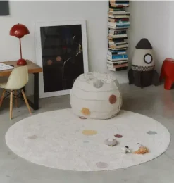 Janie and Jack Rugs-Washable Play Rug Solar System natural