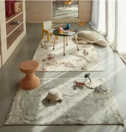 Janie and Jack Rugs-Washable Play Rug Waves blue