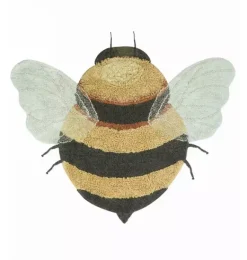 Janie and Jack Rugs-Washable Rug Bee multicolor