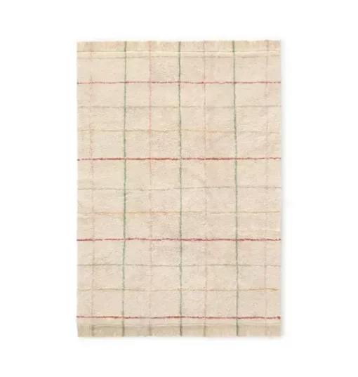 Janie and Jack Rugs-Washable Rug Color Lines multicolor
