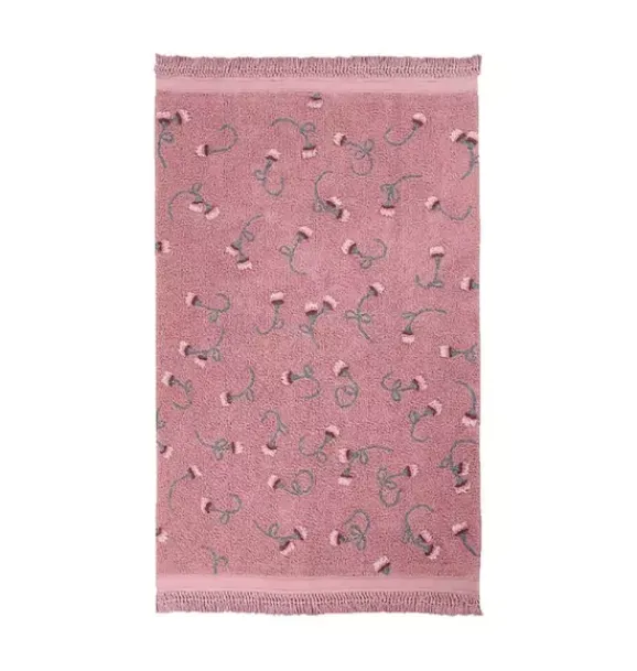 Janie and Jack Rugs-Washable Rug English Garden Ash rose