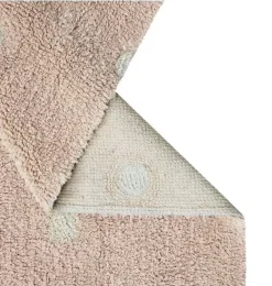 Janie and Jack Rugs-Washable Rug Mini Dot rose