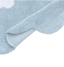 Janie and Jack Rugs-Washable Rug Mini Dream light blue