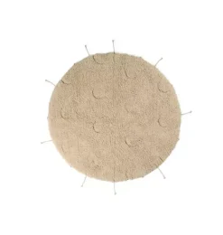 Janie and Jack Rugs-Washable Rug Moon Multishape natural