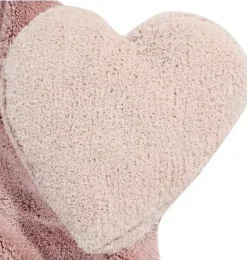 Janie and Jack Rugs-Washable Rug Puffy Love Nude vintage