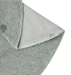 Janie and Jack Rugs-Washable Rug Round Dot   Sage blue