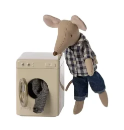 Janie and Jack Dolls-Washing Machine, Mouse off white