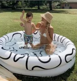 Janie and Jack Beach And Pool|Baby-Wavy Bjorne Inflatable Pool multi