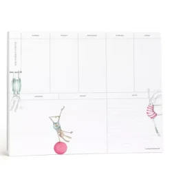 Janie and Jack Stationery|Desk Accessories-Weekly Circus Planner multi