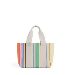 Janie and Jack Adult Accessories|Swim Outfits-Wellington Cabana Tote Mini rainbow stripe