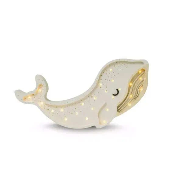 Janie and Jack Lighting-Whale Lamp albino white