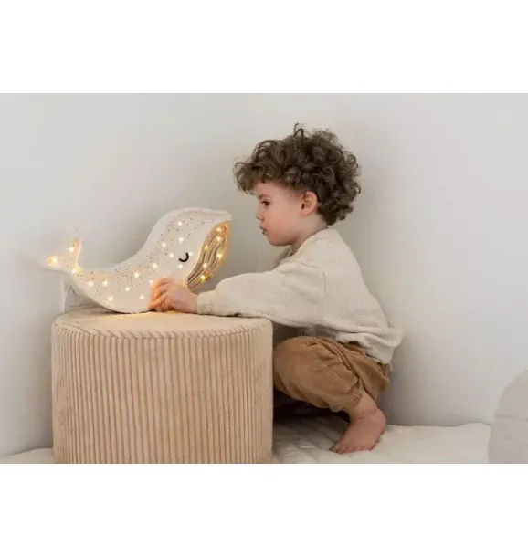 Janie and Jack Lighting-Whale Lamp albino white