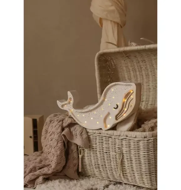 Janie and Jack Lighting-Whale Lamp albino white
