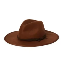 Janie and Jack Hats, Scarves, & Gloves-Wide-Brim Felt Hat rich brown