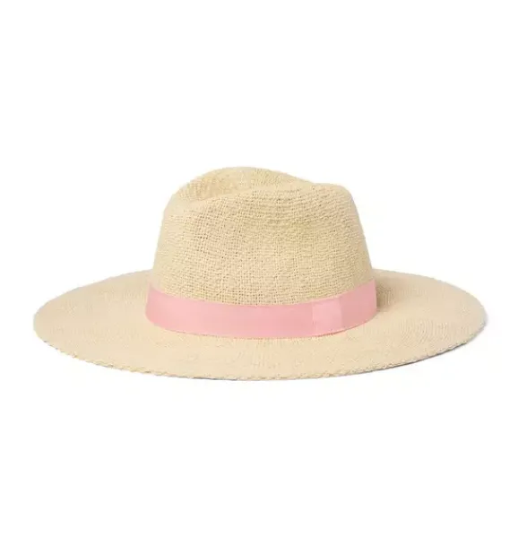 Janie and Jack Hats, Scarves, & Gloves|Accessories-Wide-Brim Straw Hat natural