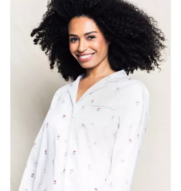 Janie and Jack Adult Pajamas|Petite Plume-Women's Pajama Set in bateau