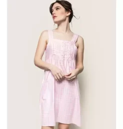 Janie and Jack Adult Pajamas|Petite Plume-Women's Charlotte Nightgown pink gingham