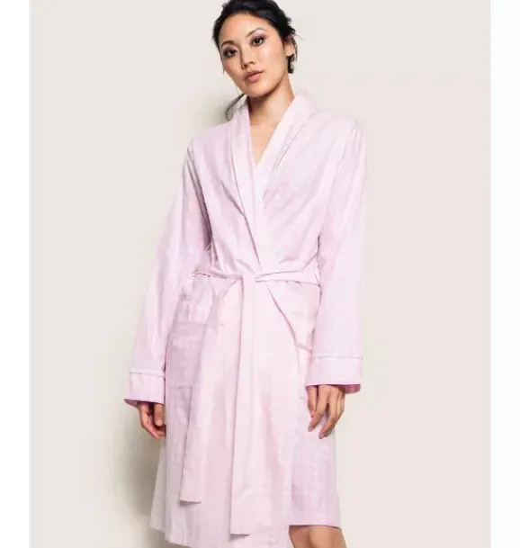 Janie and Jack Adult Pajamas|Petite Plume-Women's Robe pink gingham