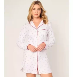 Janie and Jack Adult Pajamas|Petite Plume-Women's Twill Nightshirt in coastal charms
