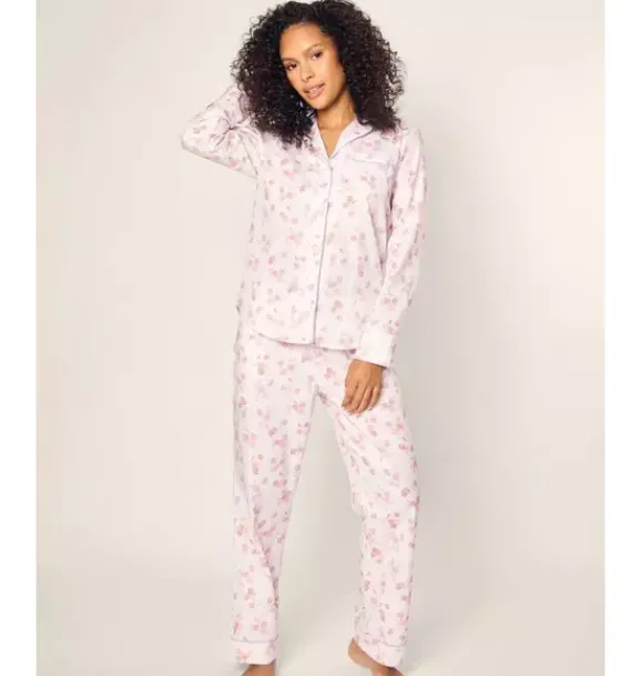 Janie and Jack Adult Pajamas|Petite Plume-Women's Twill Pajama Set in seashell splendor