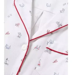 Janie and Jack Adult Pajamas|Petite Plume-Women's Twill Pajama Set in coastal charms