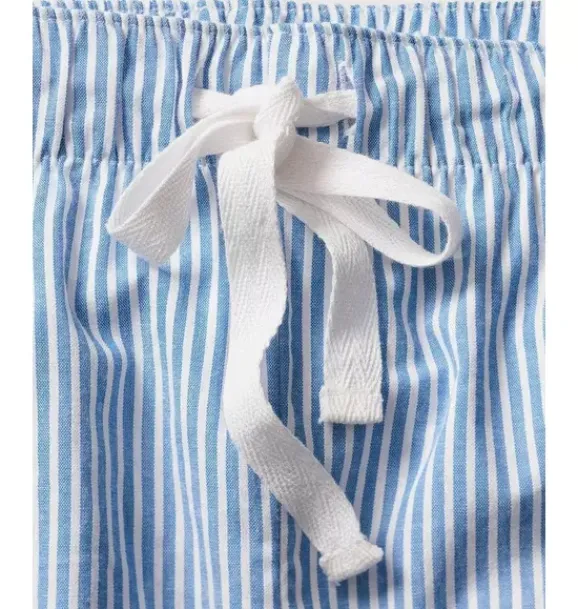 Janie and Jack Adult Pajamas|Petite Plume-Women's Twill Pajama Set in french blue seersucker