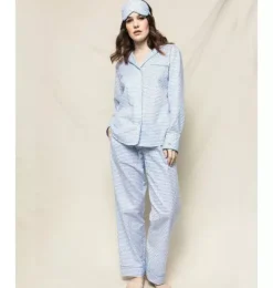 Janie and Jack Adult Pajamas|Petite Plume-Women's Twill Pajama Set in la mer