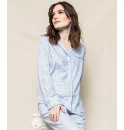 Janie and Jack Adult Pajamas|Petite Plume-Women's Twill Pajama Set in la mer