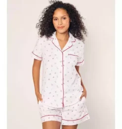 Janie and Jack Adult Pajamas|Petite Plume-Women's Twill Short Pajama Set in coastal charms