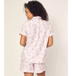 Janie and Jack Adult Pajamas|Petite Plume-Women's Twill Short Pajama Set in seashell splendor