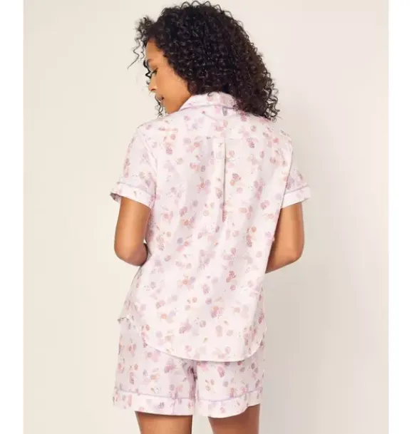Janie and Jack Adult Pajamas|Petite Plume-Women's Twill Short Pajama Set in seashell splendor