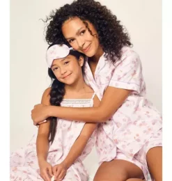 Janie and Jack Adult Pajamas|Petite Plume-Women's Twill Short Pajama Set in seashell splendor