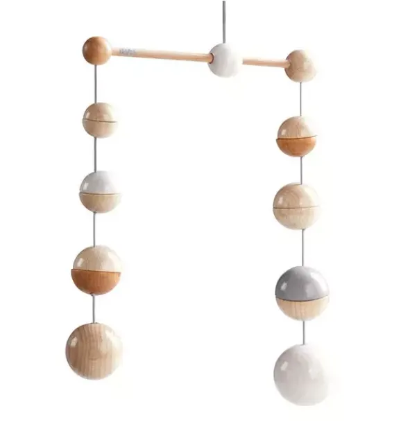 Janie and Jack Nursery|Baby Activity-Wooden Mobile Dots multi-color