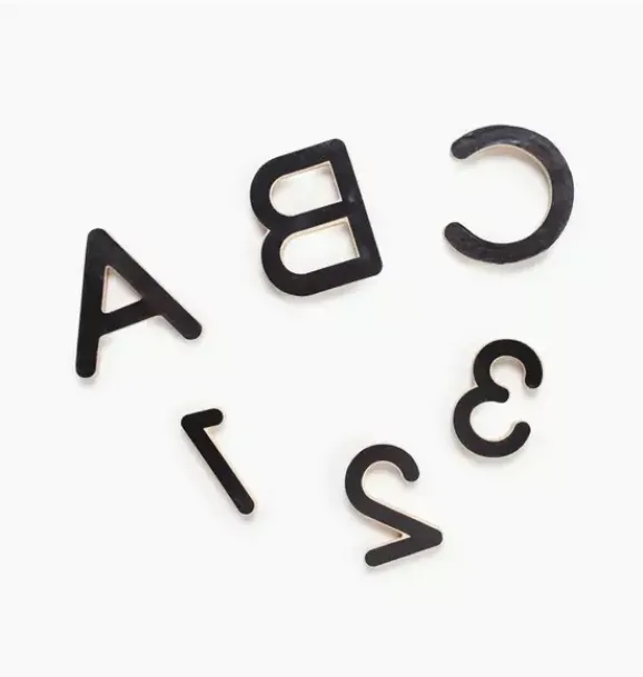 Janie and Jack Development Toys-Wooden Numbers natural