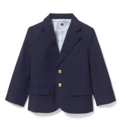 Janie and Jack Blazers & Vests|Jackets & Coats-Wool Suit Blazer navy blue