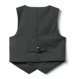 Janie and Jack Blazers & Vests|Jackets & Coats-Wool Suit Vest charcoal grey