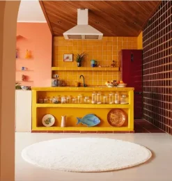 Janie and Jack Rugs-Woolable Rug Rond natural