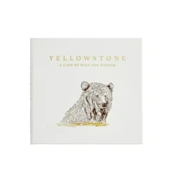 Janie and Jack Books-Yellowstone: A Land of Wild and Wonder LEATHER EDITION ivory