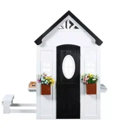 Janie and Jack Playsets-Zahara Playhouse white