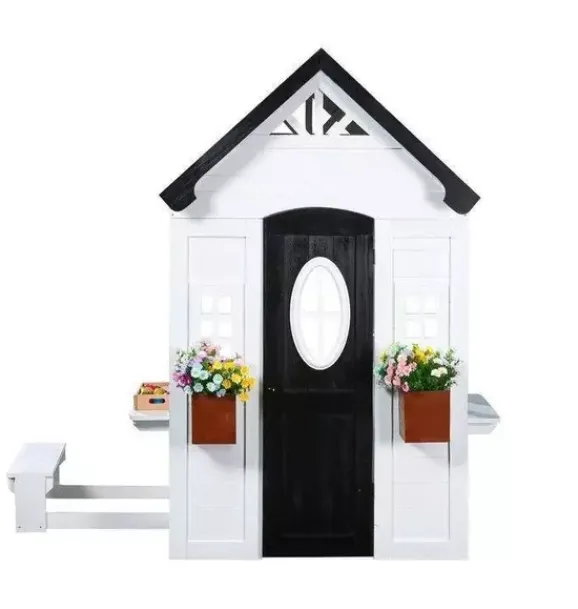 Janie and Jack Playsets-Zahara Playhouse white