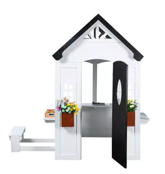 Janie and Jack Playsets-Zahara Playhouse white