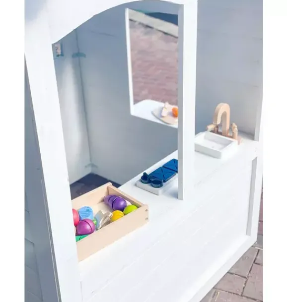 Janie and Jack Playsets-Zahara Playhouse white