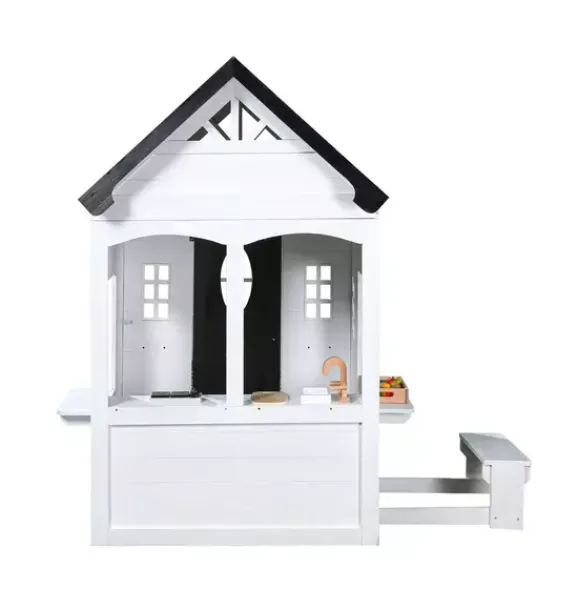 Janie and Jack Playsets-Zahara Playhouse white